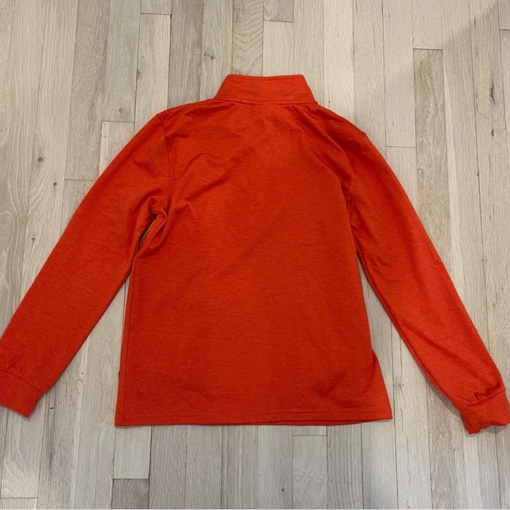 Rockets of Awesome The Relay Zip Popover Orange Sweatshirt Boys Size 14 NWOT - Picture 6 of 6
